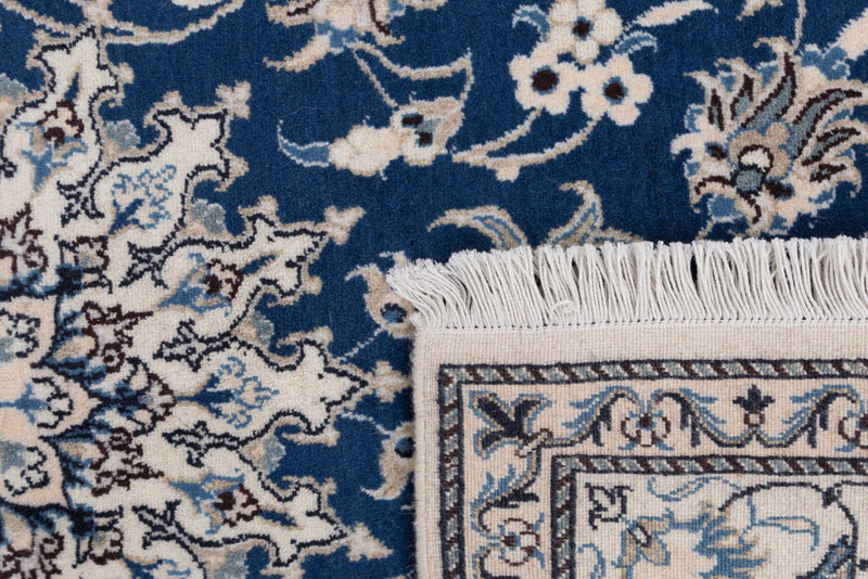 Perserteppich - Nain - 217 x 154 cm - dunkelblau