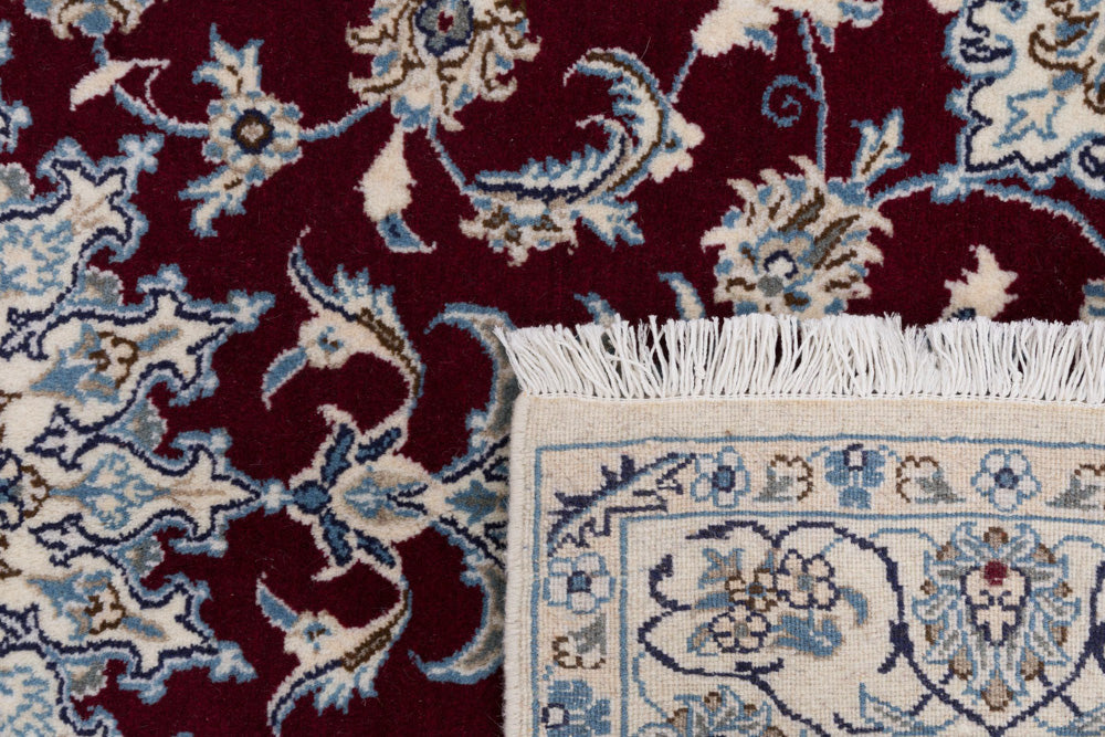 Perserteppich - Nain - 202 x 120 cm - rot