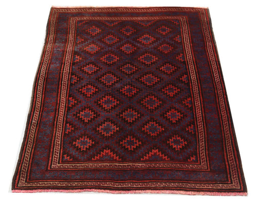 Alfombra Belutsch - 180 x 121 cm - rojo oscuro