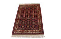 Alfombra afgana - 182 x 121 cm - rojo