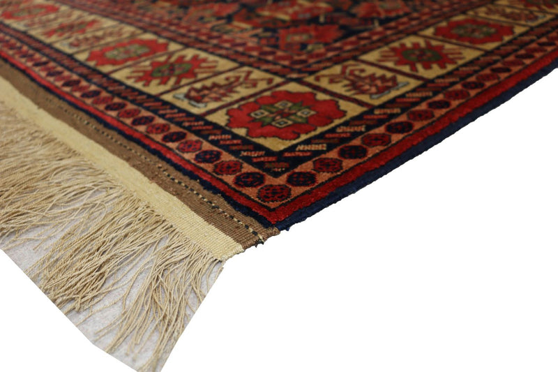 Alfombra afgana - 182 x 121 cm - rojo