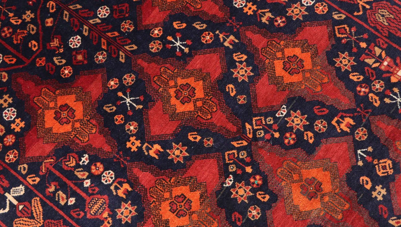 Alfombra afgana - 172 x 100 cm - rojo
