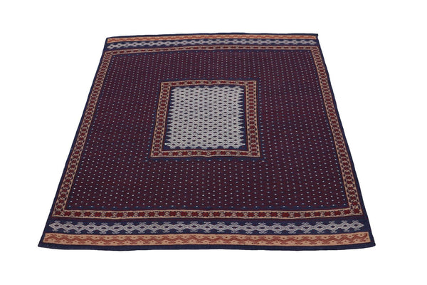 Alfombra Kelim - Oriental - 146 x 135 cm - azul