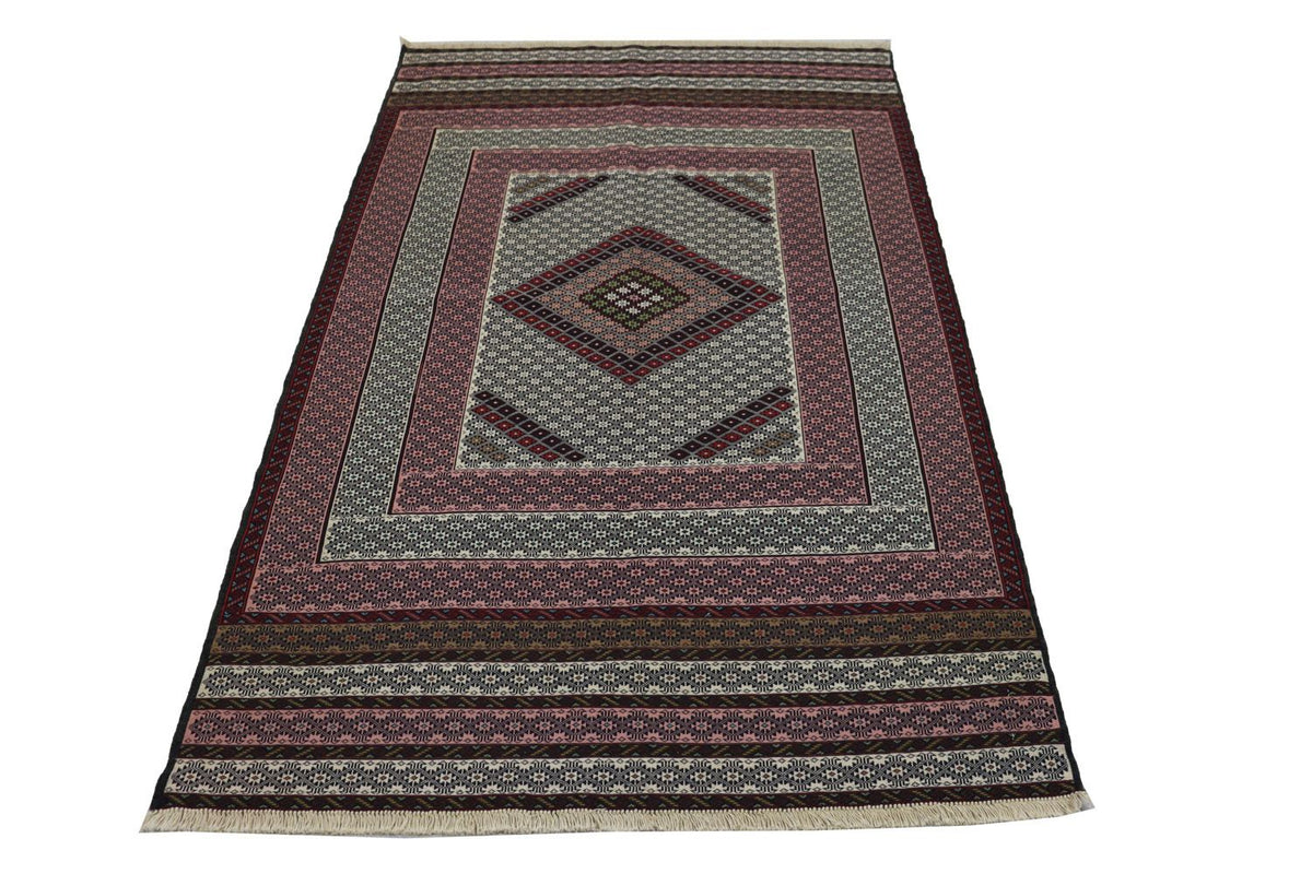 Alfombra Kelim - Oriental - 205 x 129 cm - azul