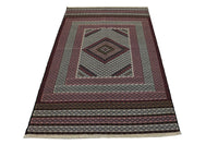 Alfombra Kelim - Oriental - 205 x 129 cm - azul