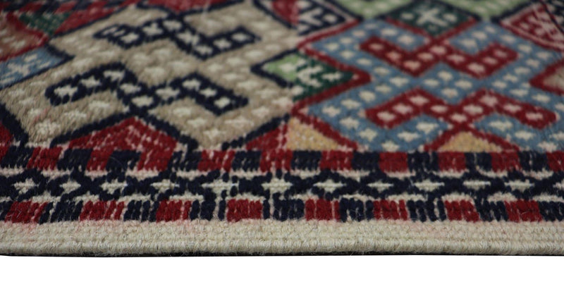 Alfombra Kelim - Oriental cuadrado  - 205 x 178 cm - azul