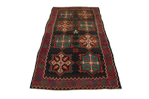 Alfombra Kelim - Oriental - 303 x 158 cm - azul