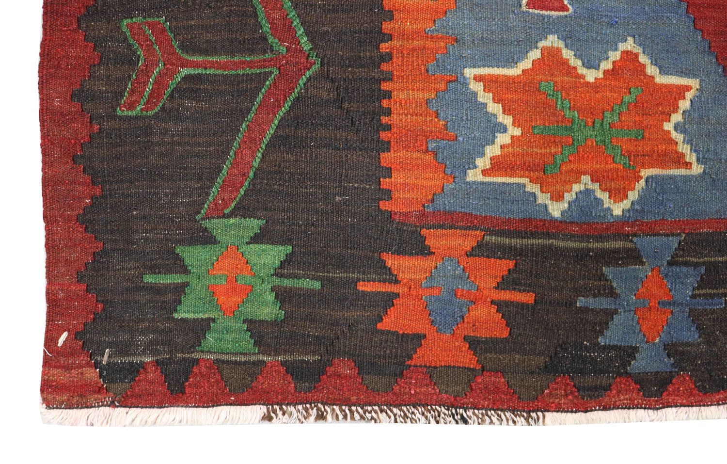 Alfombra Kelim - Oriental - 284 x 165 cm - rojo