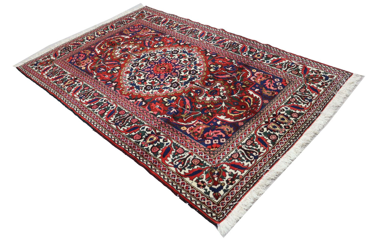 Alfombra persa - Nómada - 246 x 159 cm - azul