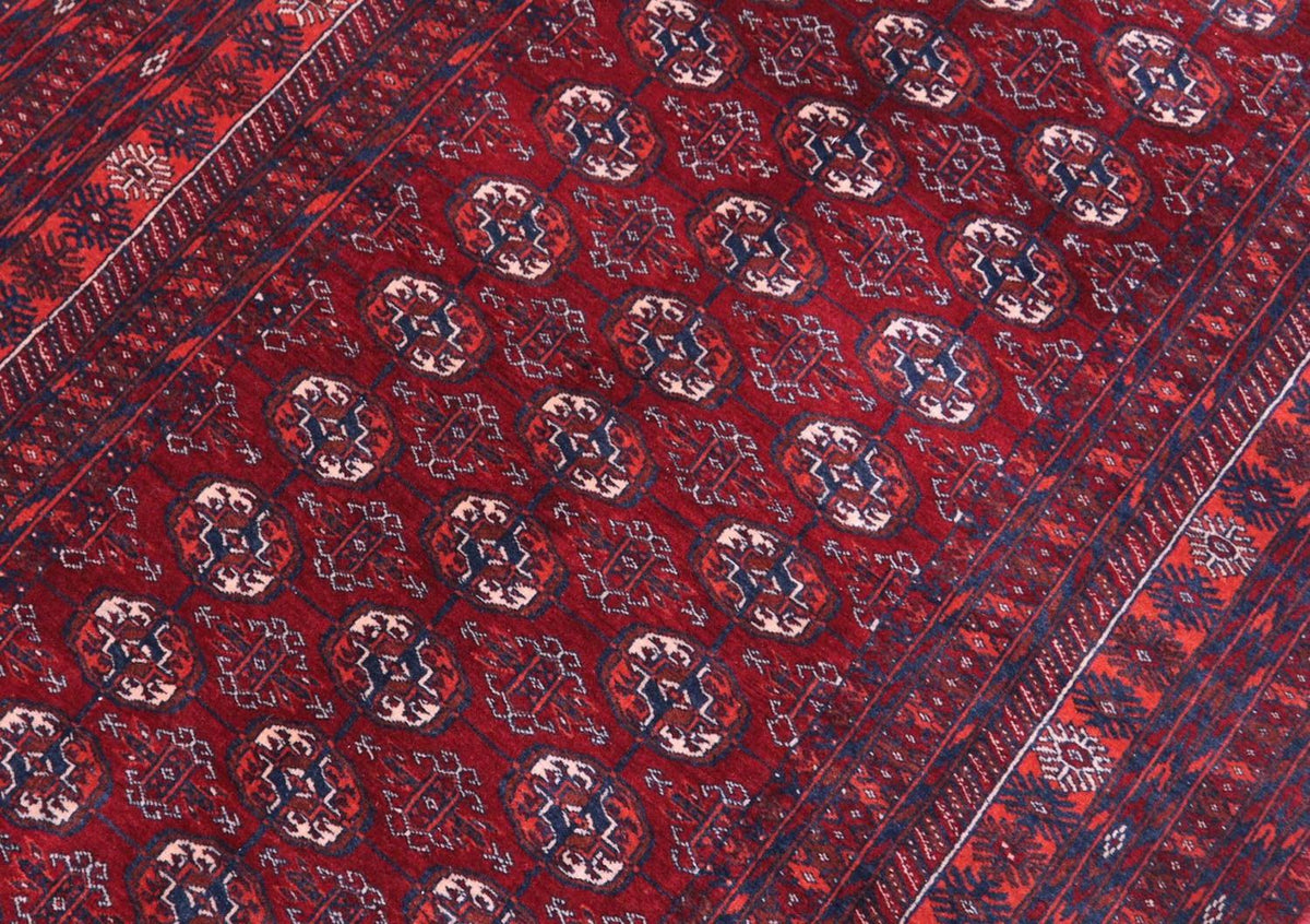 Alfombra afgana - 169 x 113 cm - rojo oscuro