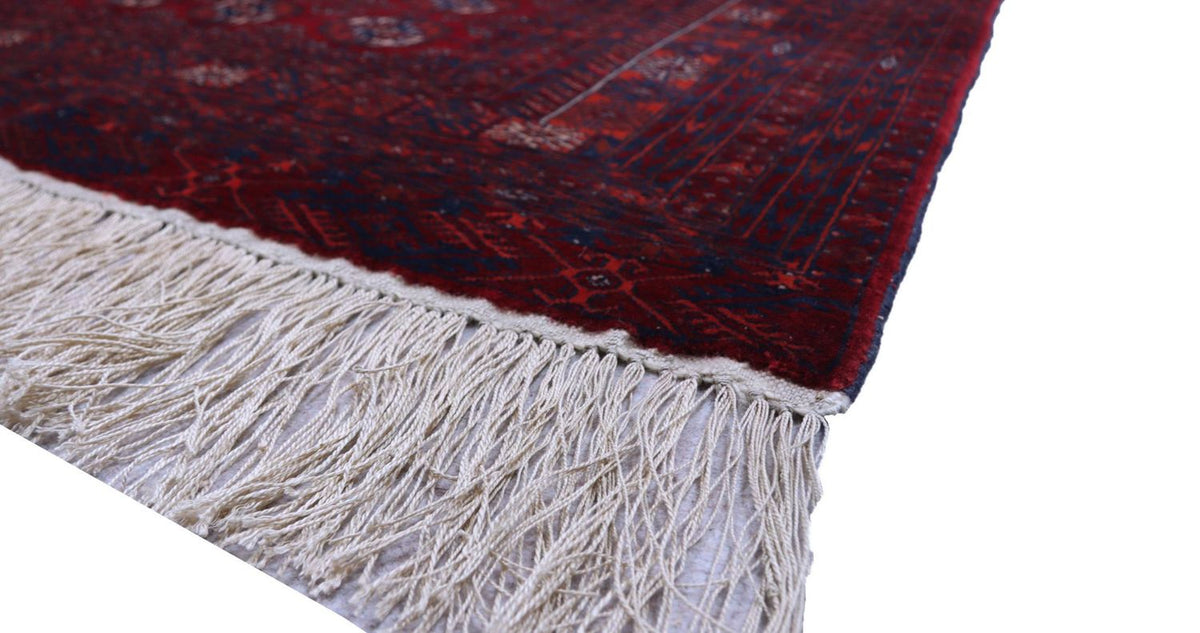 Alfombra afgana - 169 x 113 cm - rojo oscuro