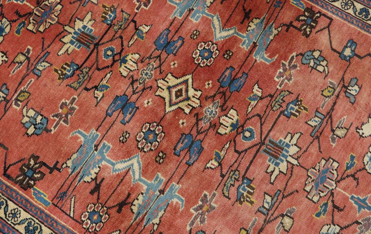 Alfombra persa - Nómada - 147 x 104 cm - óxido