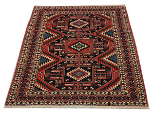 Alfombra afgana - 190 x 140 cm - rojo