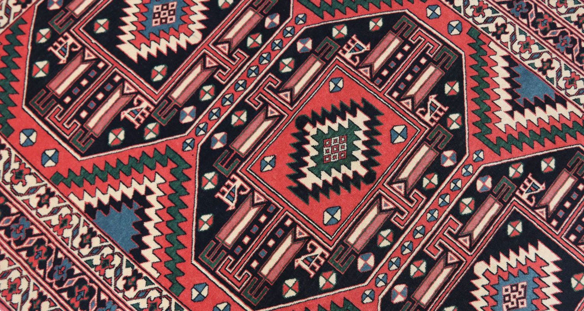 Alfombra afgana - 190 x 140 cm - rojo