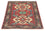 Alfombra afgana - 170 x 138 cm - rojo