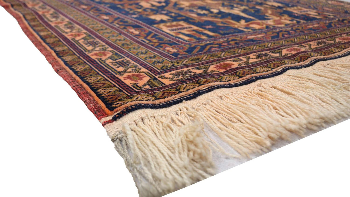 Alfombra afgana 136x95cm - Alfombra oriental
