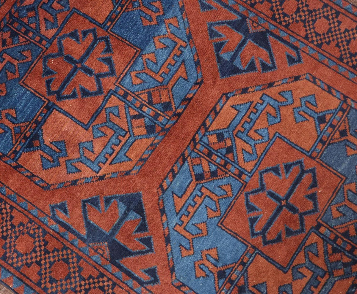 Alfombra afgana - 124 x 90 cm - rojo