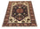 Alfombra afgana - 182 x 129 cm - azul oscuro