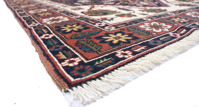Alfombra afgana - 182 x 129 cm - azul oscuro