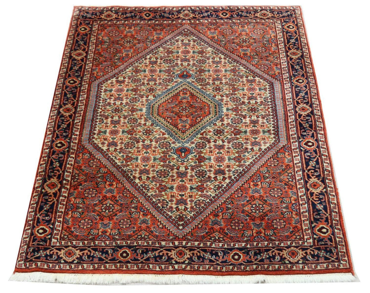 Alfombra oriental - Bidjar - Indus - 167 x 117 cm - rojo