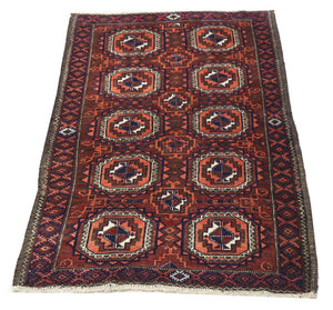 Alfombra Belutsch - 163 x 95 cm - marrón
