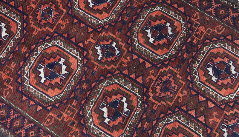Alfombra Belutsch - 163 x 95 cm - marrón