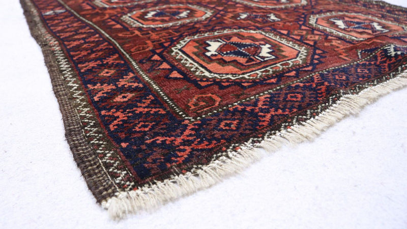 Alfombra Belutsch - 163 x 95 cm - marrón