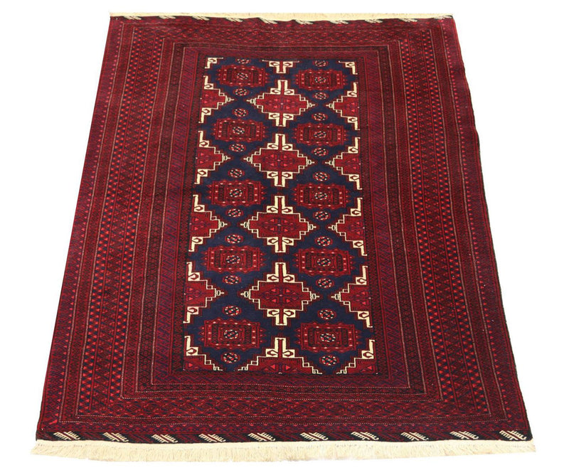Alfombra Belutsch - 205 x 127 cm - rojo oscuro