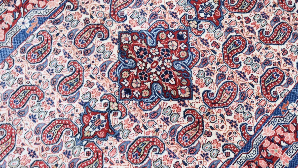 Alfombra persa - Clásica - 143 x 100 cm - azul