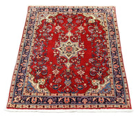 Alfombra persa - Bidjar - 152 x 104 cm - rojo