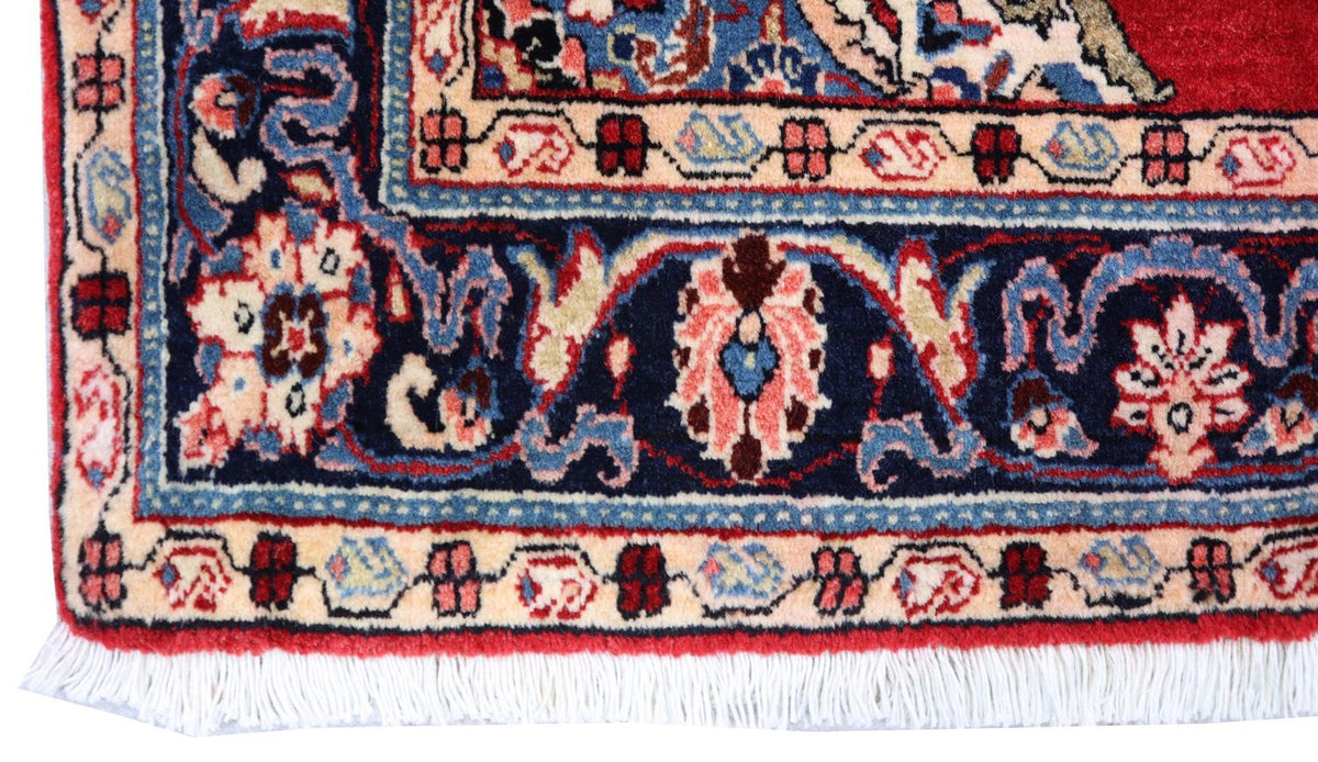 Alfombra persa - Bidjar - 152 x 104 cm - rojo