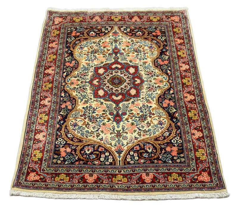 Alfombra persa - Bidjar - 160 x 107 cm - beige