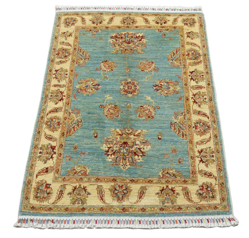 Alfombra Ziegler - 151 x 100 cm - turquesa