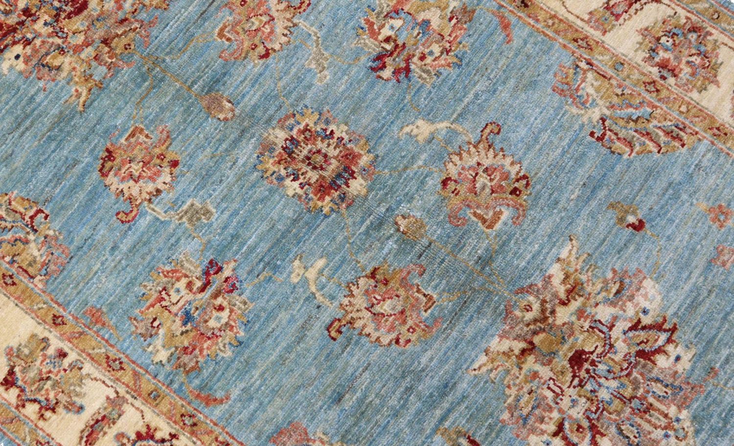 Alfombra Ziegler - 151 x 100 cm - turquesa