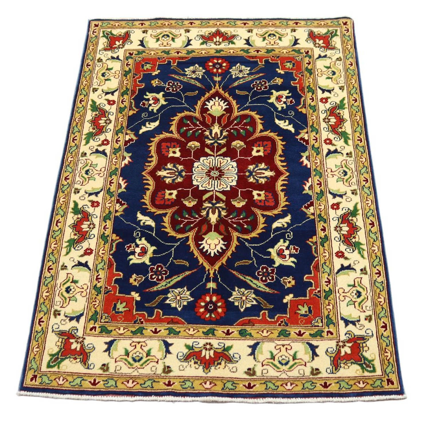 Alfombra Ziegler - 152 x 102 cm - azul oscuro