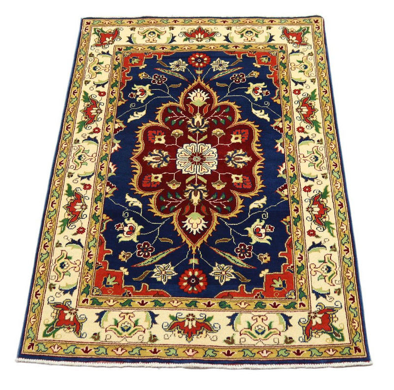 Alfombra Ziegler - 152 x 102 cm - azul oscuro