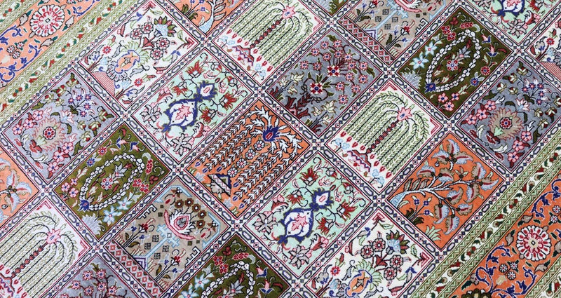 Alfombra de seda - Ghom Seda - Prima - 157 x 100 cm - óxido