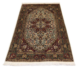 Alfombra de seda - Seda de Cachemira - 170 x 109 cm - rojo