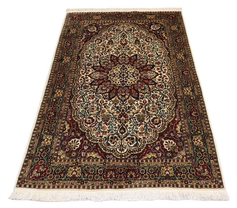 Alfombra de seda - Seda de Cachemira - 170 x 109 cm - rojo