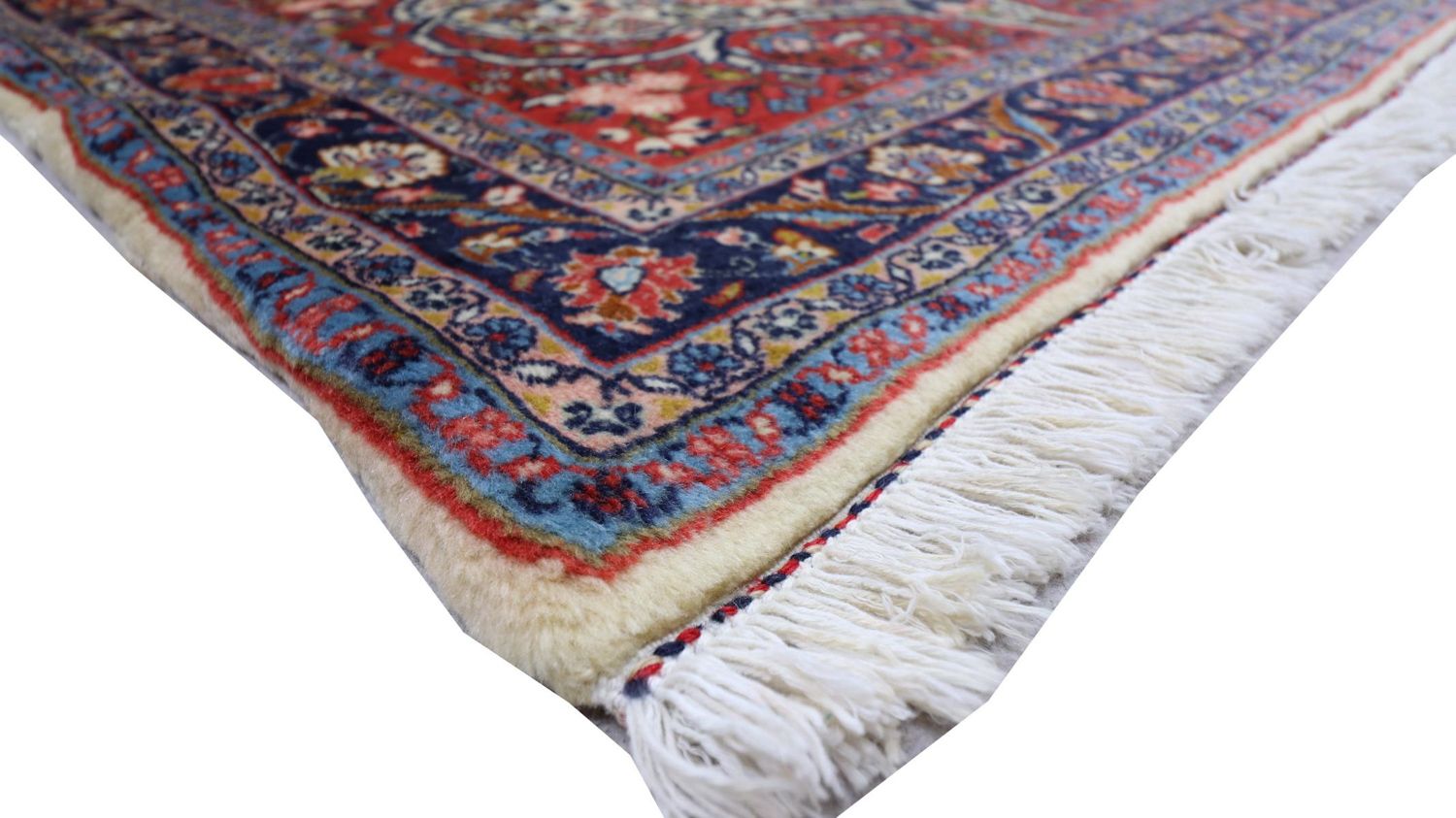 Alfombra persa - Bidjar - 155 x 109 cm - azul oscuro