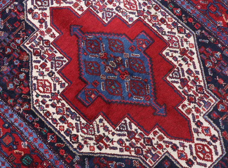 Alfombra persa - Clásica - 150 x 116 cm - azul oscuro