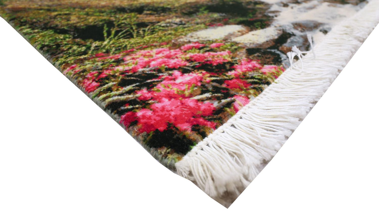 Alfombra persa - Tabriz - 80 x 55 cm - multicolor