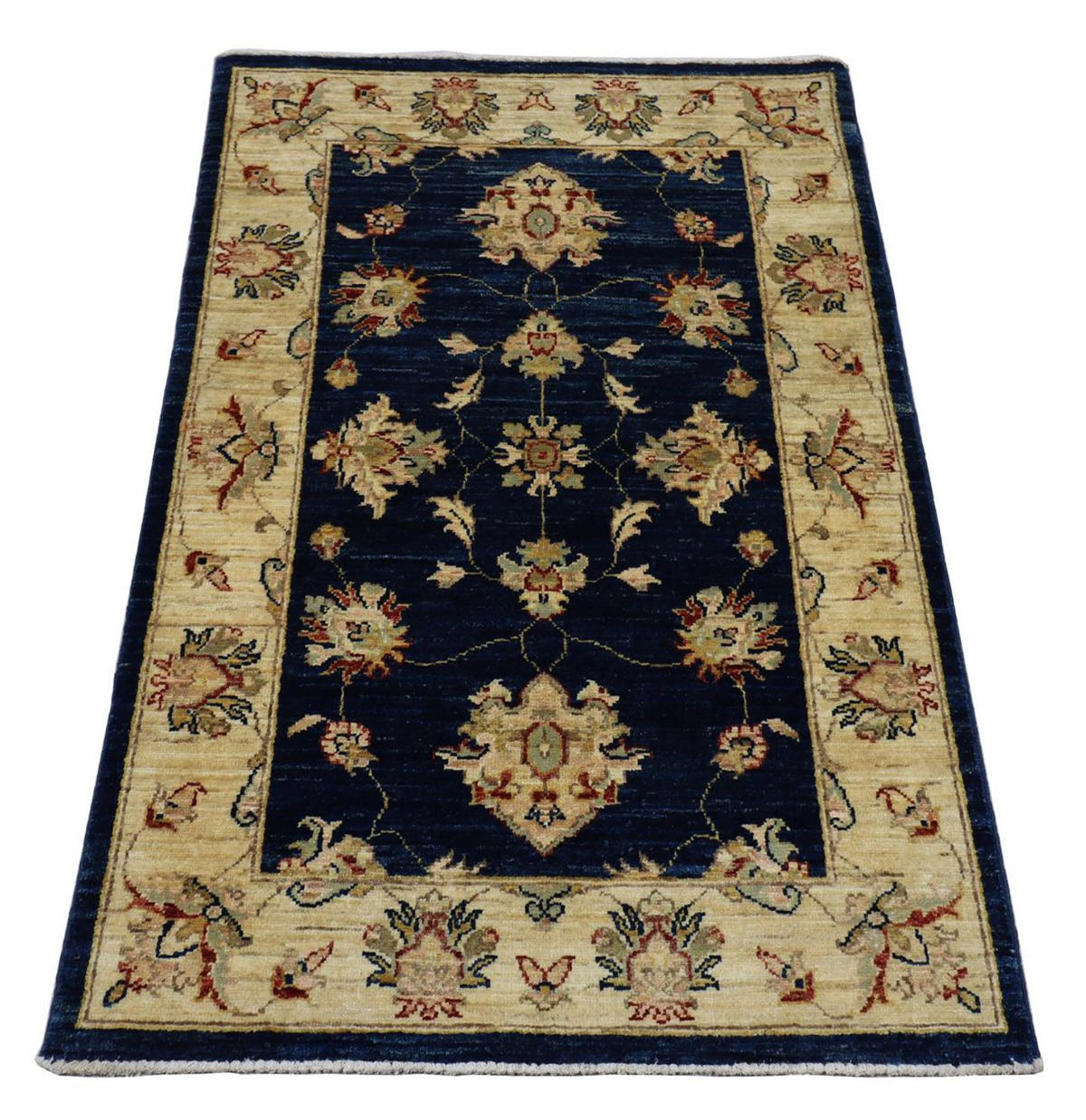 Alfombra Ziegler - 120 x 78 cm - azul oscuro