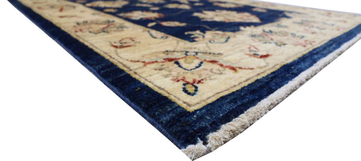 Alfombra Ziegler - 120 x 78 cm - azul oscuro