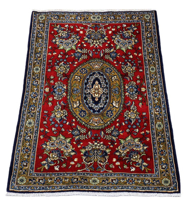 Alfombra persa - Ghom - 97 x 78 cm - rojo