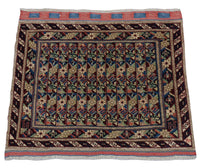 Alfombra afgana - Bukhara - 75 x 56 cm - azul