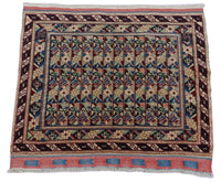 Alfombra afgana - Bukhara - 75 x 55 cm - azul