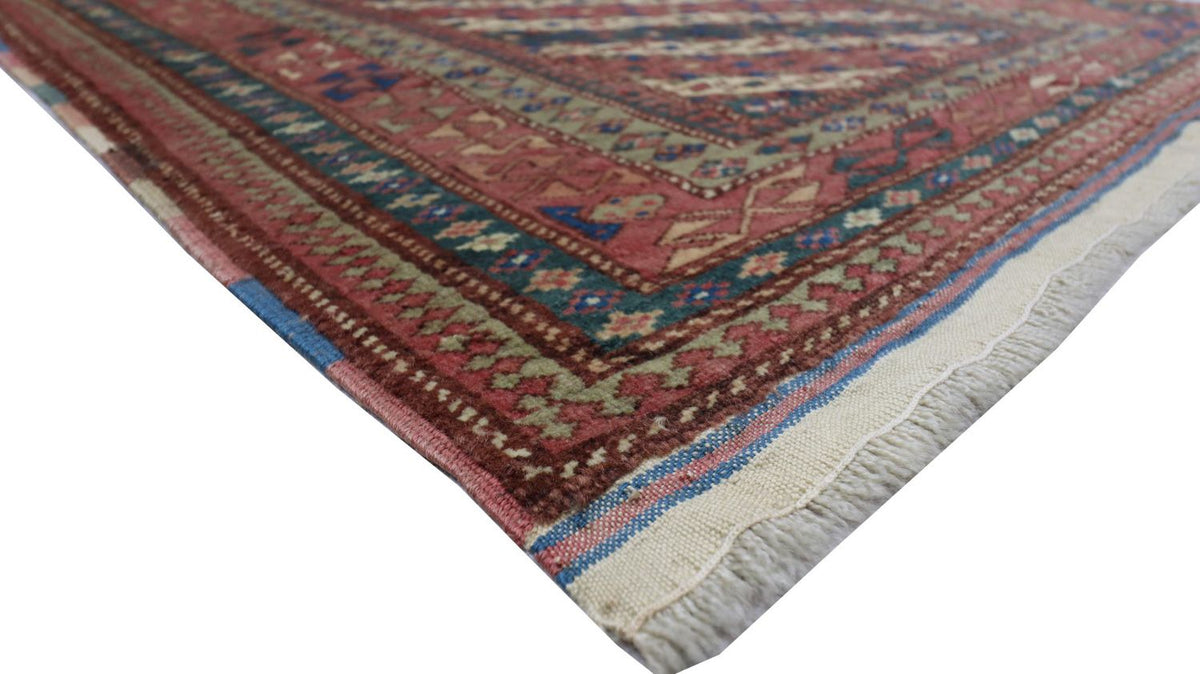 Alfombra afgana - Bukhara cuadrado  - 103 x 93 cm - azul oscuro