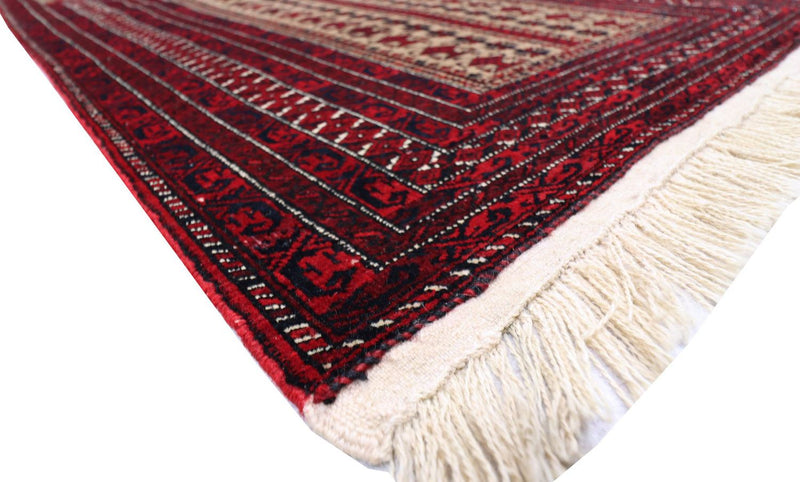 Alfombra Belutsch - 120 x 80 cm - rojo oscuro
