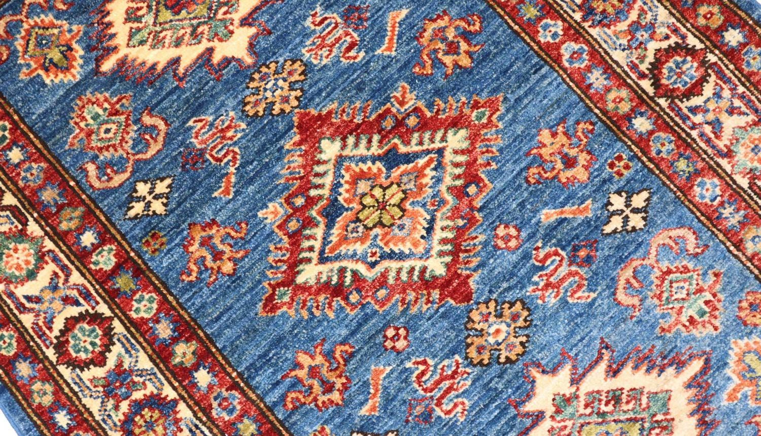 Alfombra Ziegler - Kazak - 118 x 82 cm - turquesa